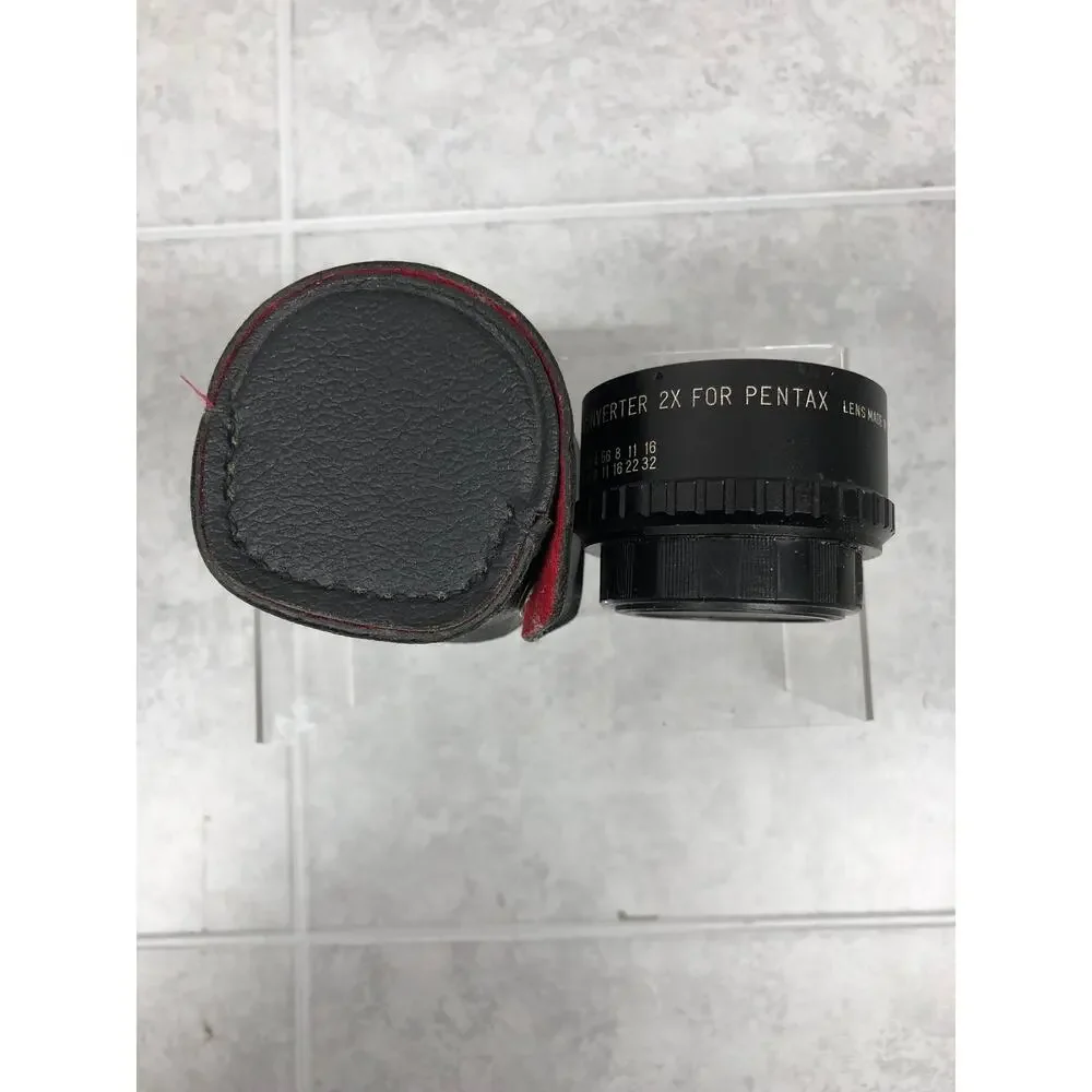 Telesar Auto Tele Converter 2X for Pentax with One Cap and Case